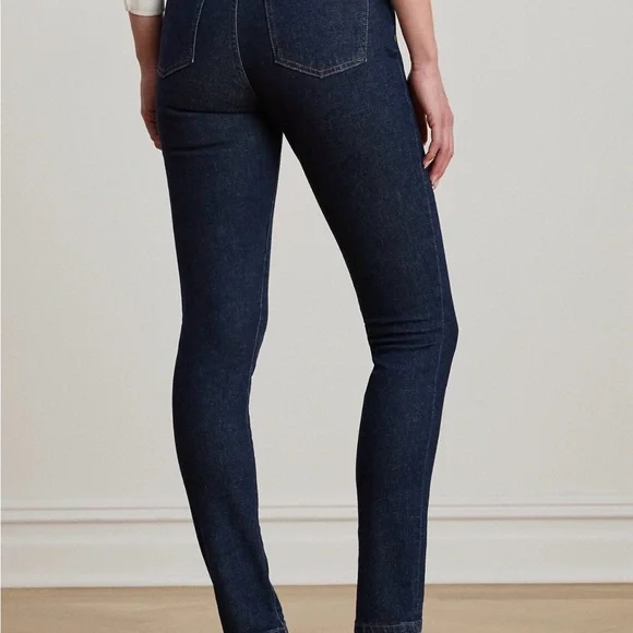 Lauren Ralph Lauren Dark Wash Skinny Jeans – Size 6 - Picture 5 of 10